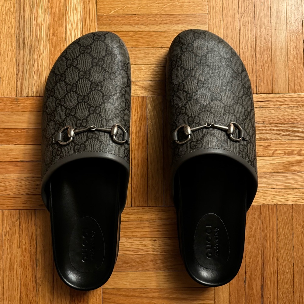GUCCI MEN'S GG HORSEBIT SLIPPER - Picture 6 of 13